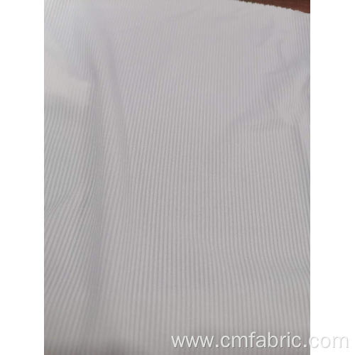 Knitted polyester spandex 2x2 Rib fabric